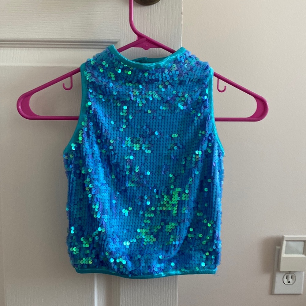Girls Sparkly Dance Top